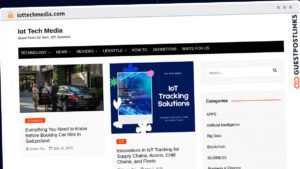 Publish Guest Post on iottechmedia.com