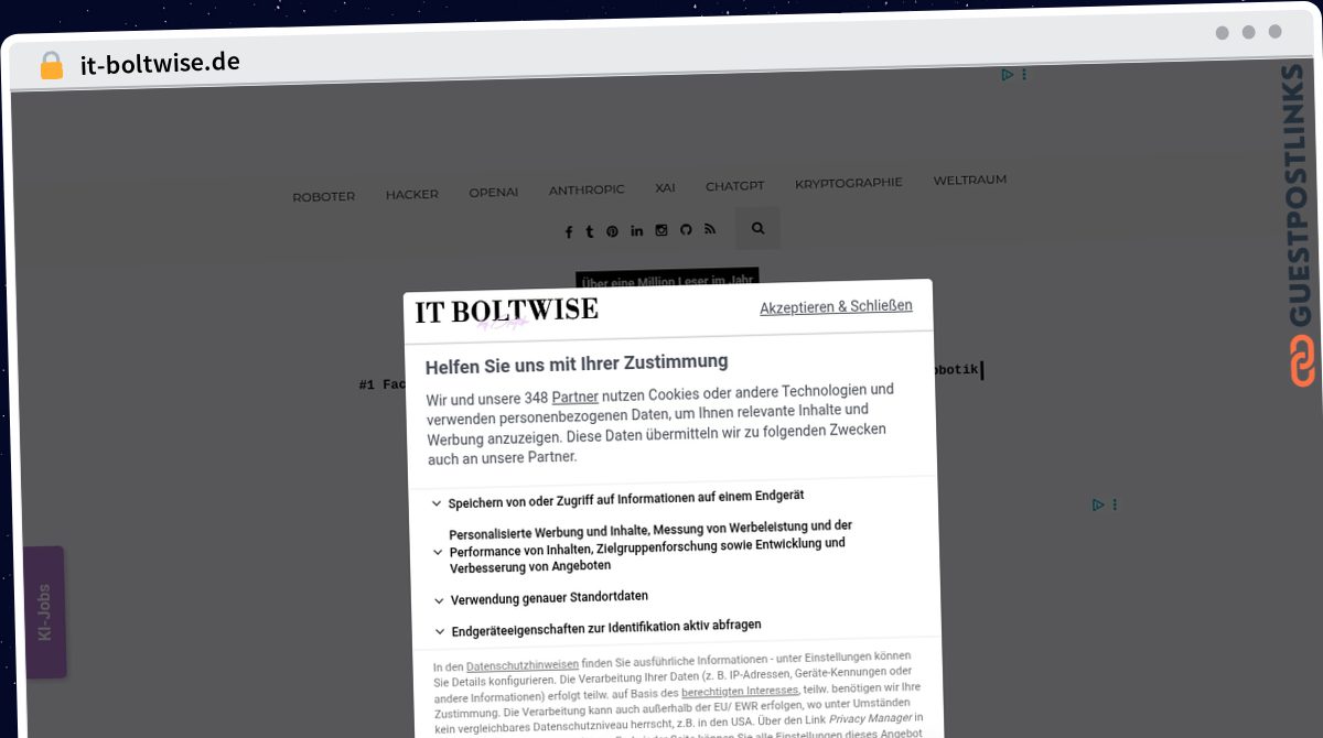 Publish Guest Post on it-boltwise.de