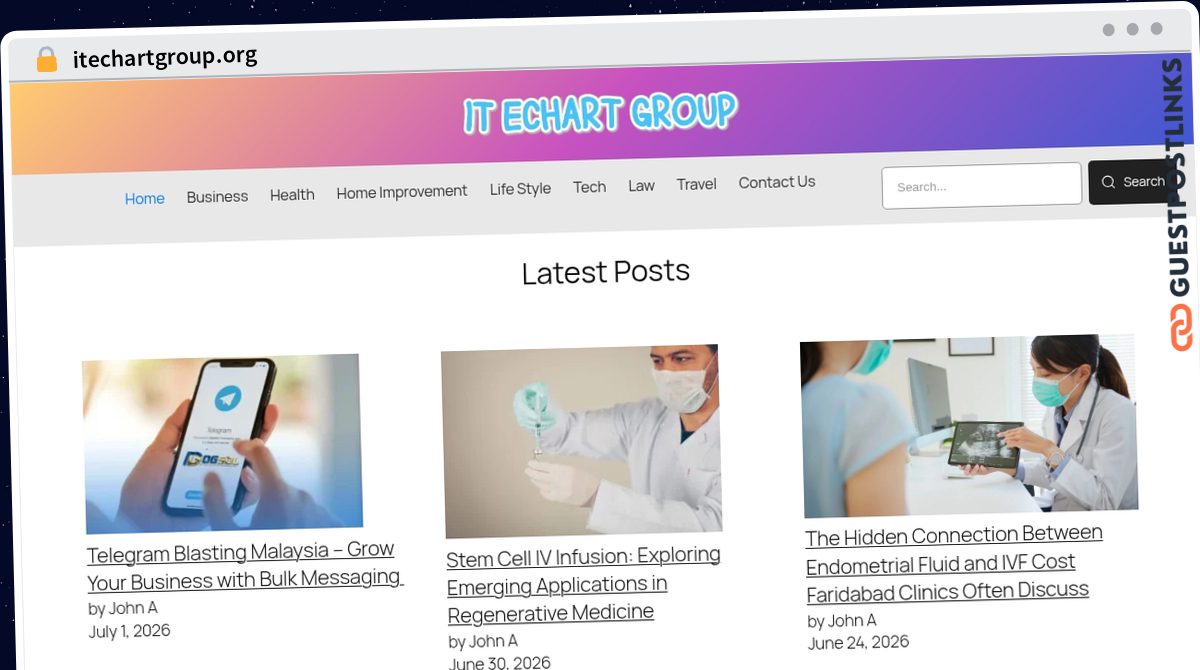 Publish Guest Post on itechartgroup.org