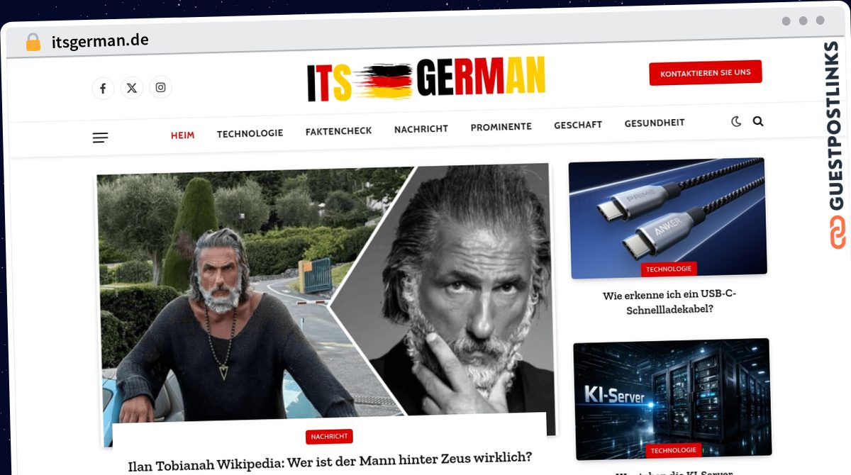 Publish Guest Post on itsgerman.de