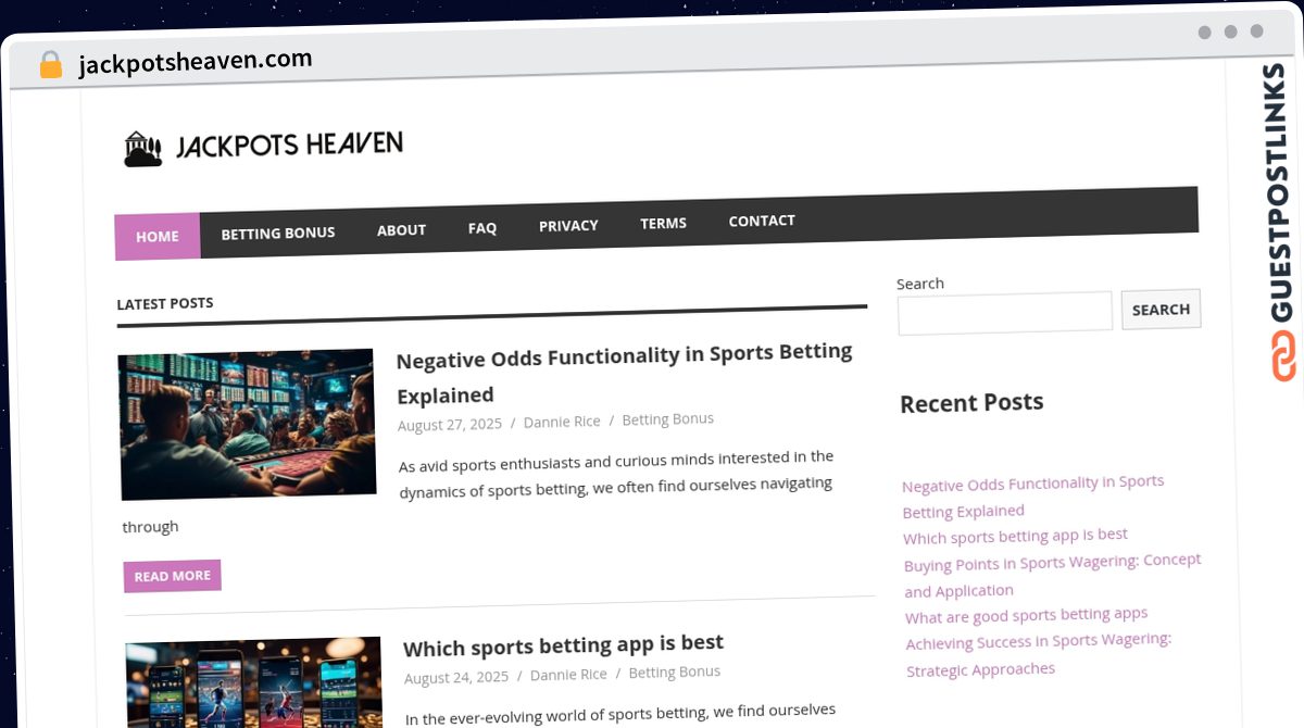 Publish Guest Post on jackpotsheaven.com