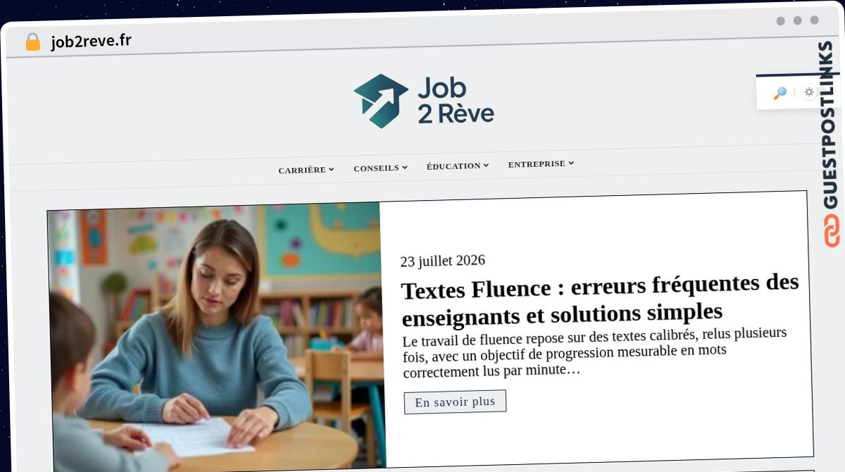 Publish Guest Post on job2reve.fr