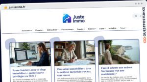Publish Guest Post on justeimmo.fr