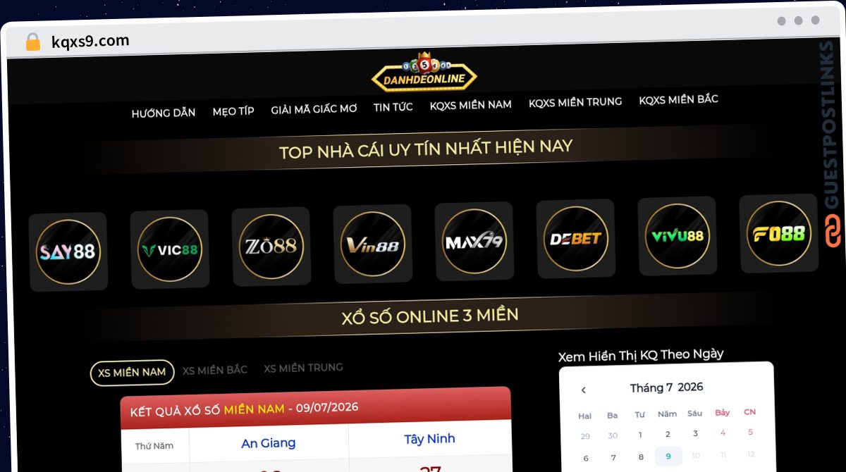 Publish Guest Post on kqxs9.com