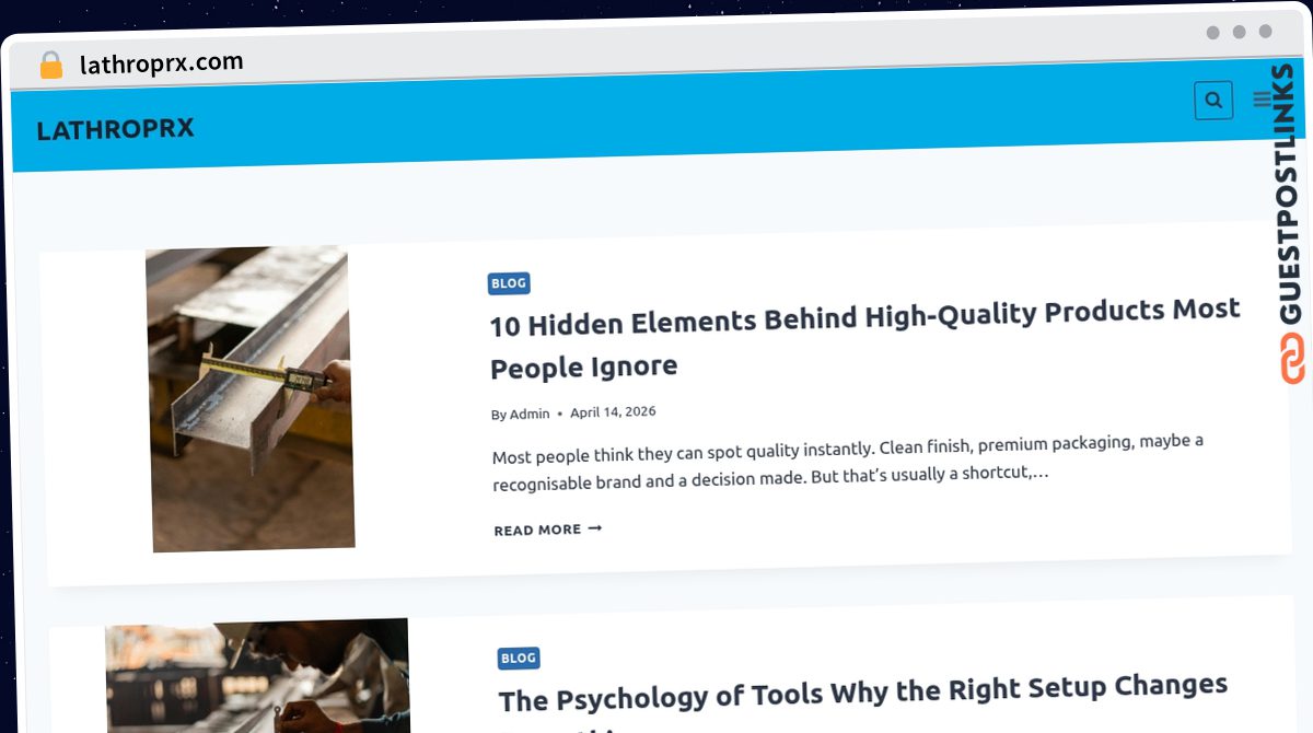 Publish Guest Post on lathroprx.com