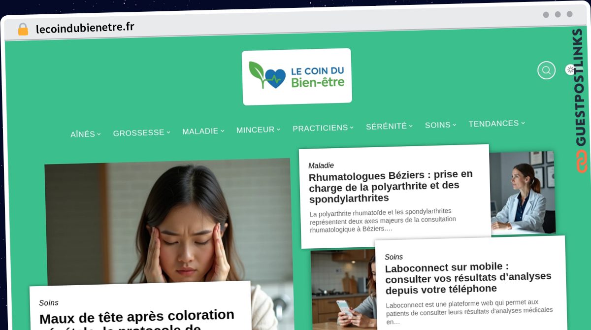 Publish Guest Post on lecoindubienetre.fr