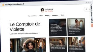 Publish Guest Post on lecomptoirdeviolette.fr