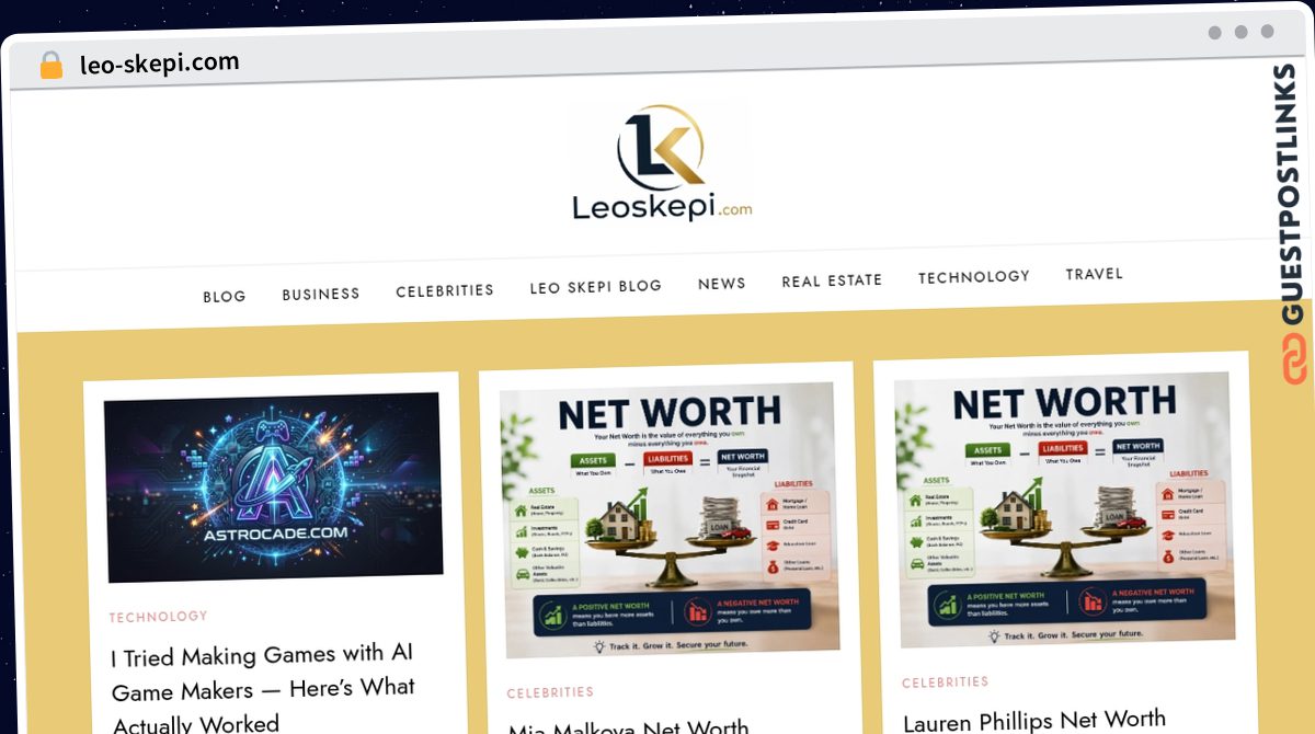 Publish Guest Post on leo-skepi.com