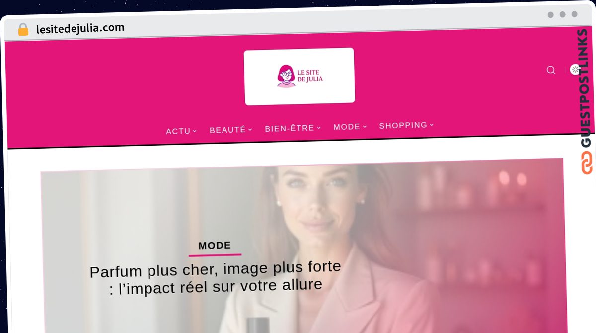 Publish Guest Post on lesitedejulia.com