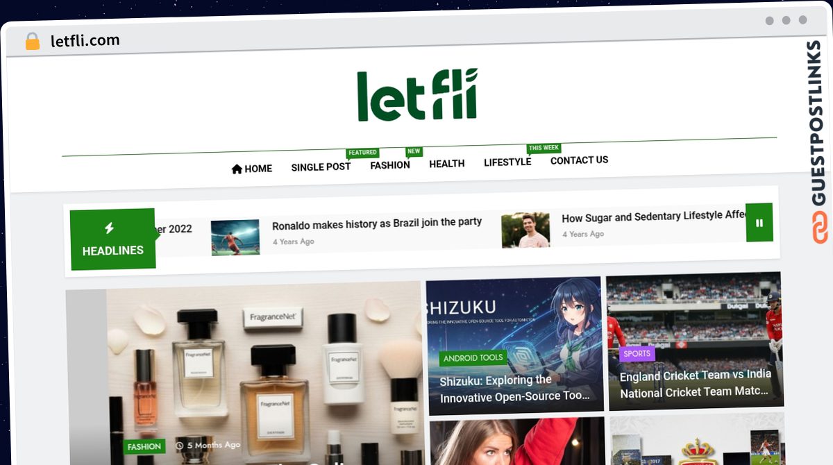 Publish Guest Post on letfli.com