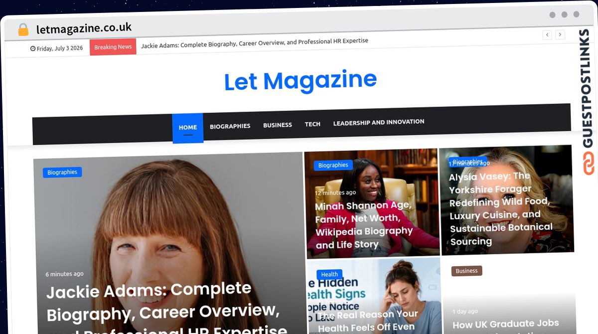 Publish Guest Post on letmagazine.co.uk