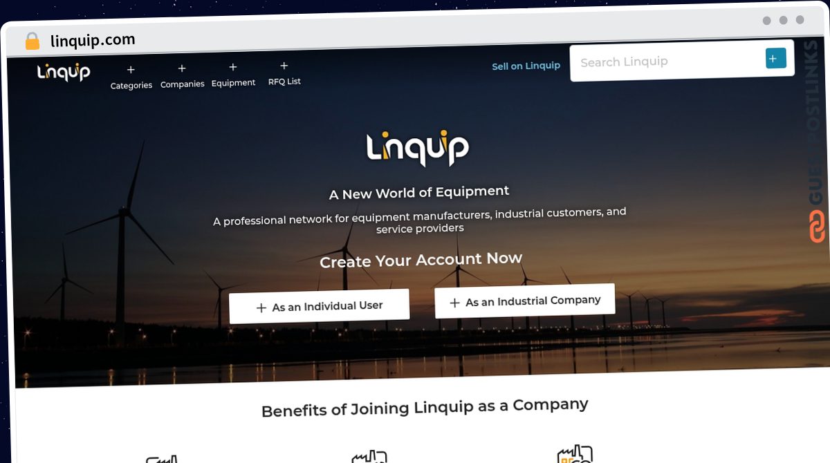 Publish Guest Post on linquip.com