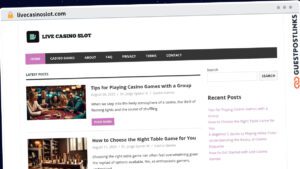Publish Guest Post on livecasinoslot.com