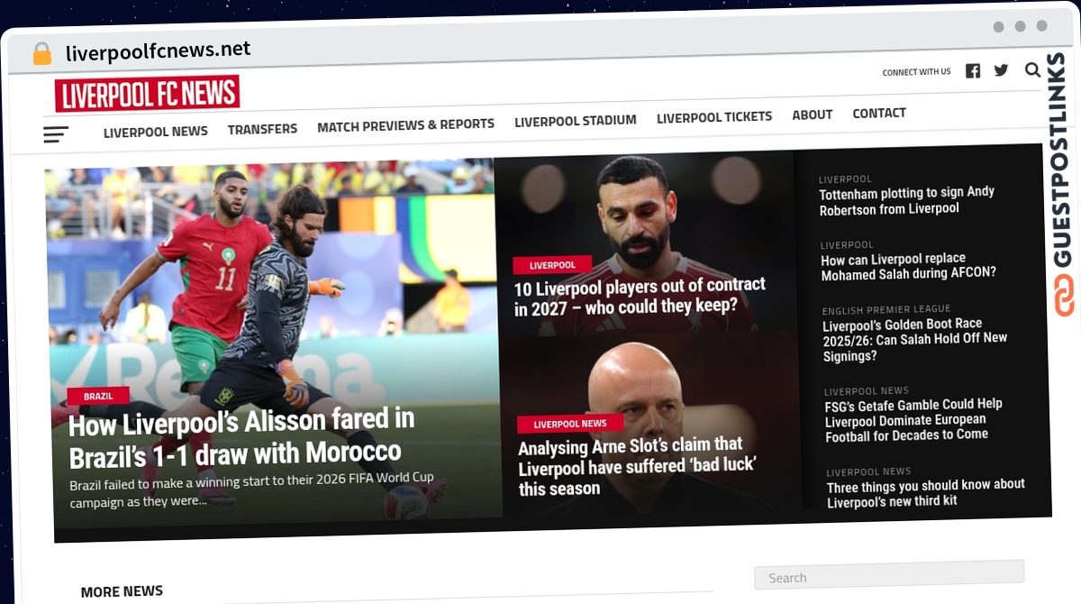 Publish Guest Post on liverpoolfcnews.net