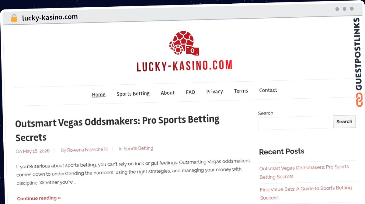 Publish Guest Post on lucky-kasino.com