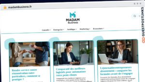 Publish Guest Post on madambusiness.fr