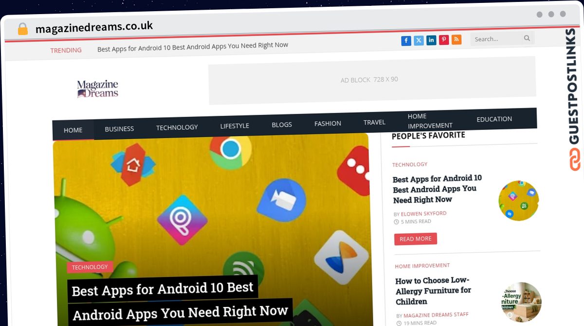 Publish Guest Post on magazinedreams.co.uk