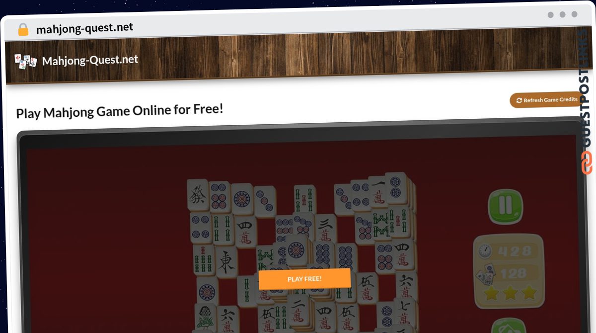 Publish Guest Post on mahjong-quest.net