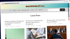 Publish Guest Post on maxwinslot111com.com