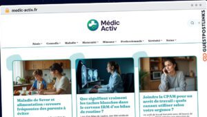 Publish Guest Post on medic-activ.fr