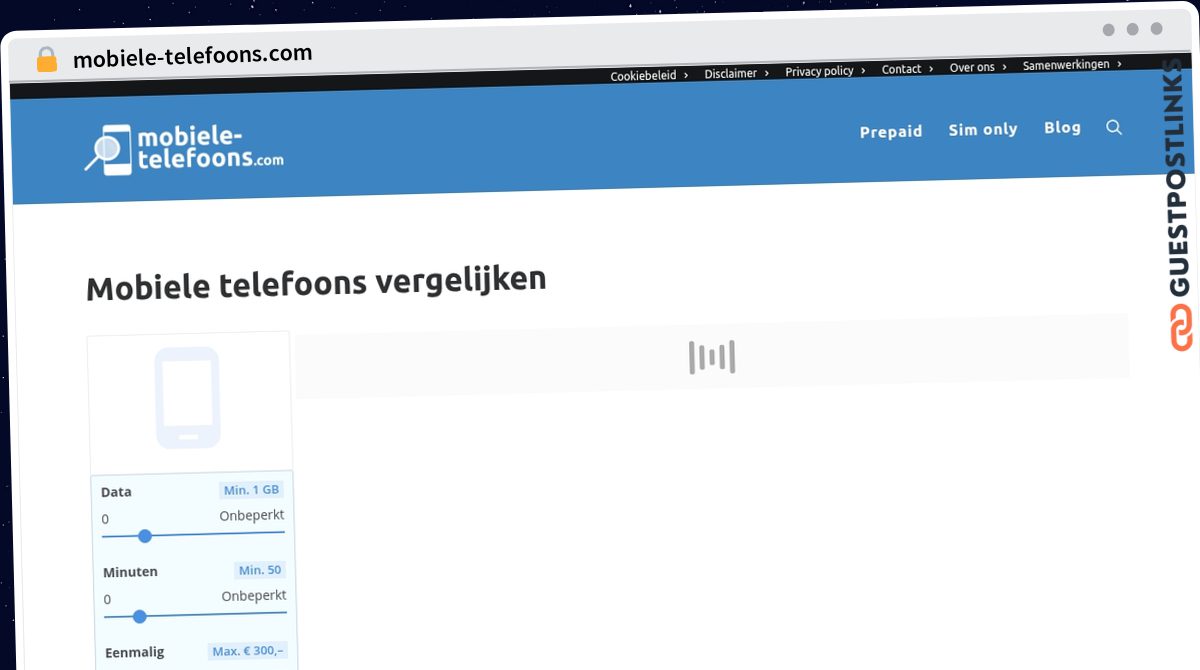 Publish Guest Post on mobiele-telefoons.com
