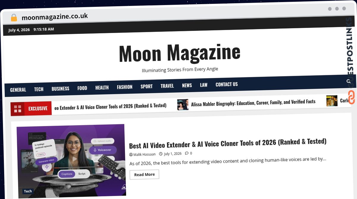 Publish Guest Post on moonmagazine.co.uk
