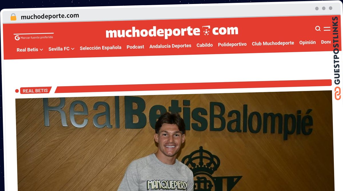 Publish Guest Post on muchodeporte.com