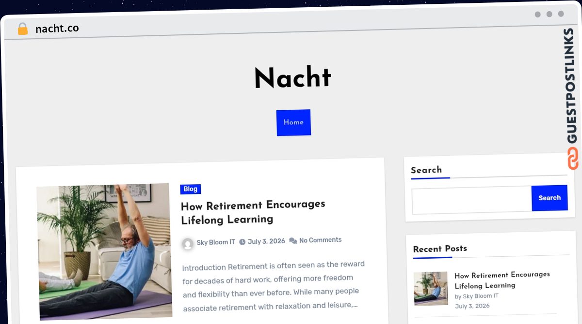 Publish Guest Post on nacht.co