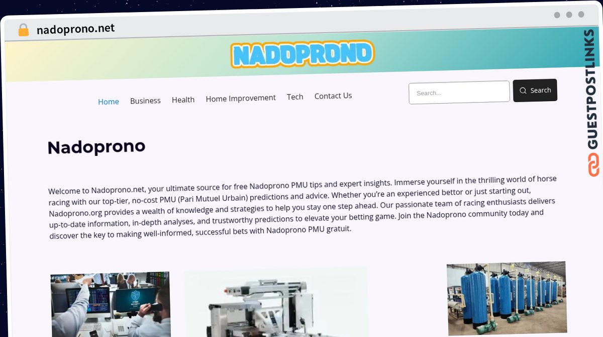 Publish Guest Post on nadoprono.net