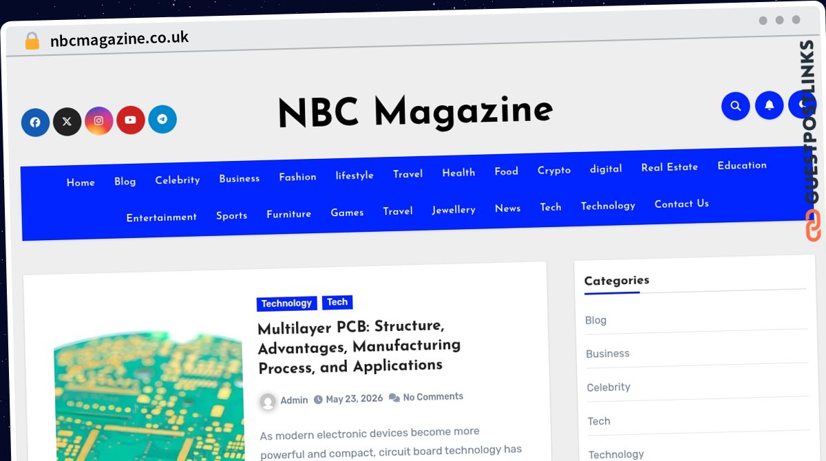 Publish Guest Post on nbcmagazine.co.uk