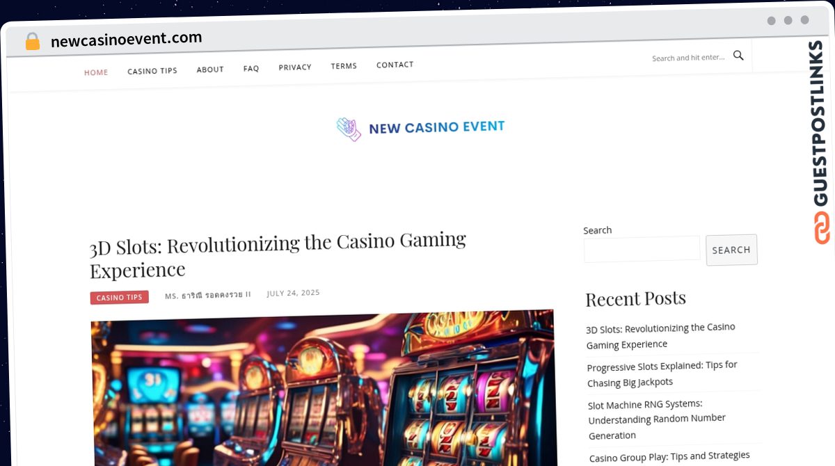 Publish Guest Post on newcasinoevent.com
