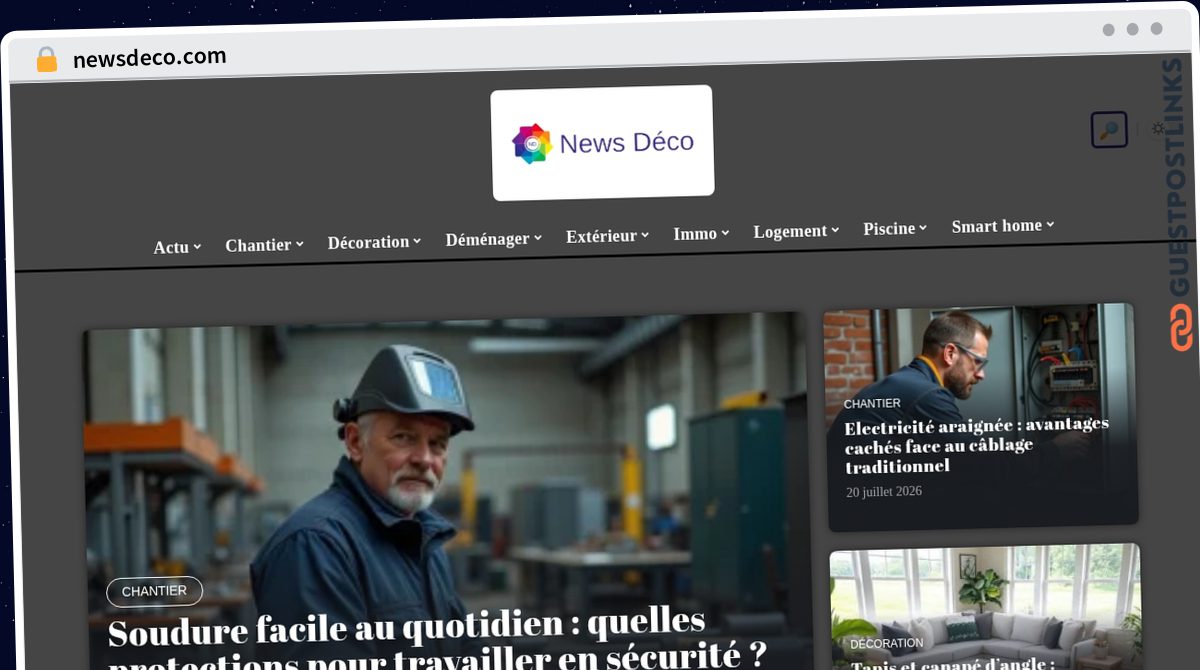 Publish Guest Post on newsdeco.com