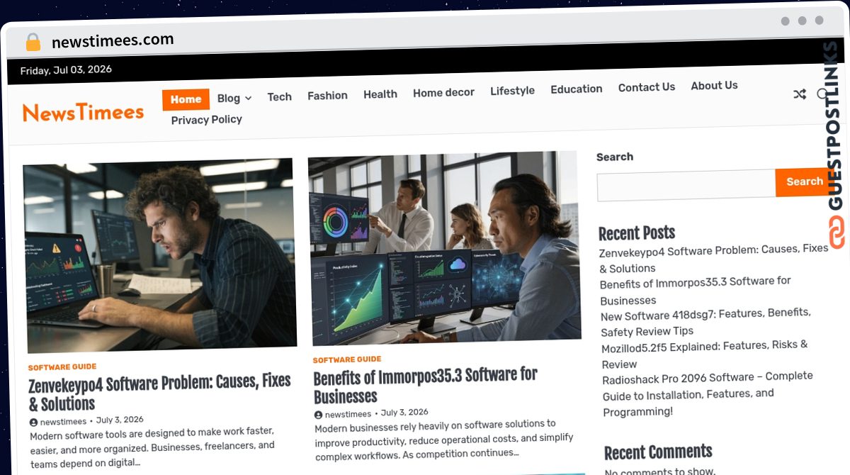 Publish Guest Post on newstimees.com