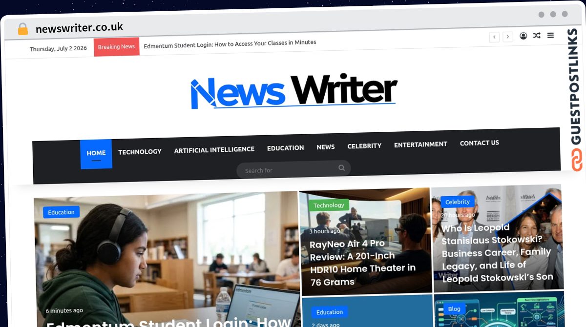 Publish Guest Post on newswriter.co.uk
