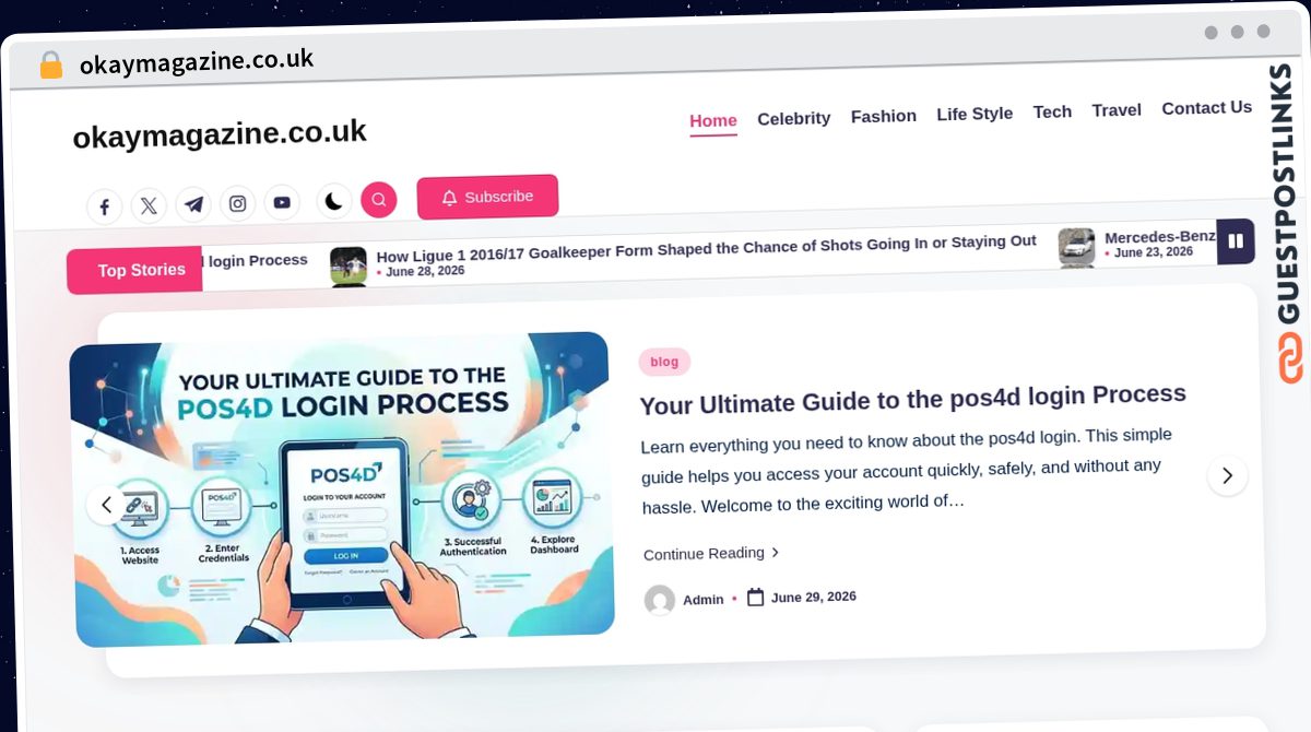 Publish Guest Post on okaymagazine.co.uk