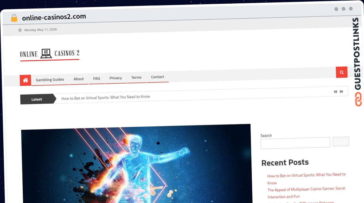Publish Guest Post on online-casinos2.com
