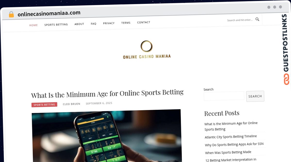 Publish Guest Post on onlinecasinomaniaa.com