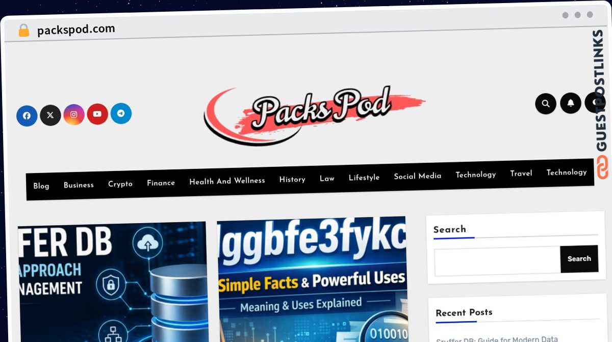 Publish Guest Post on packspod.com