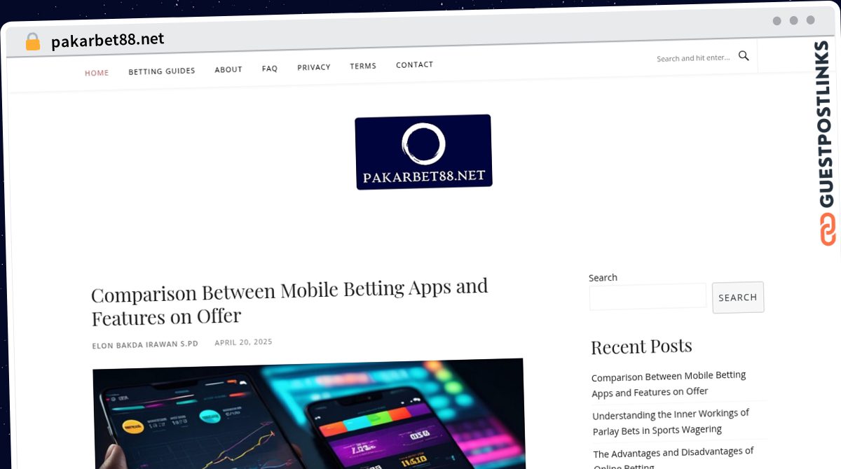 Publish Guest Post on pakarbet88.net