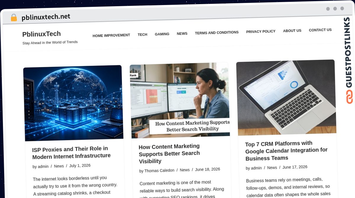 Publish Guest Post on pblinuxtech.net