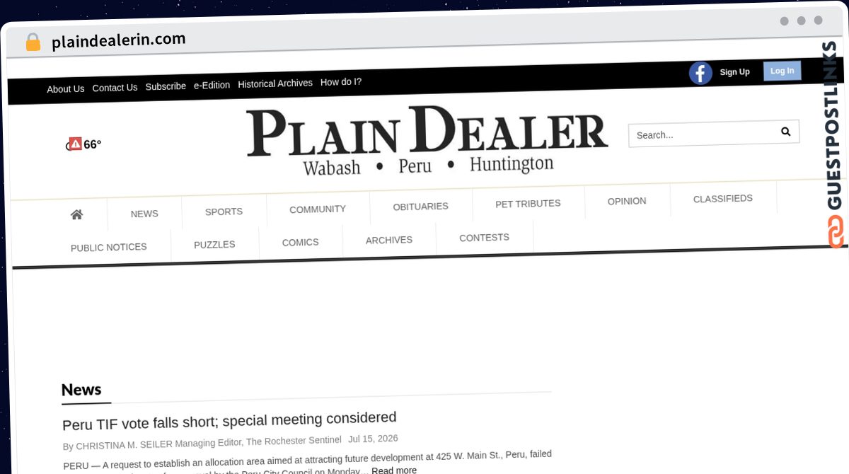 Publish Guest Post on plaindealerin.com