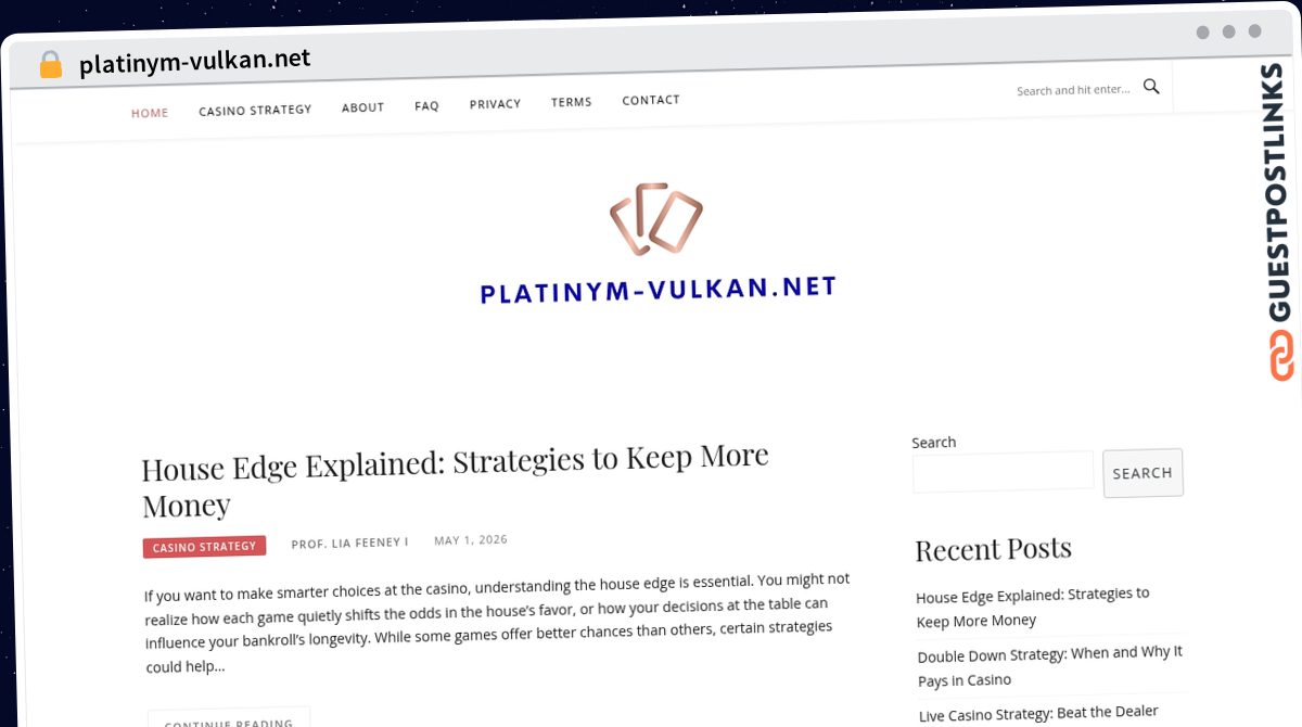 Publish Guest Post on platinym-vulkan.net