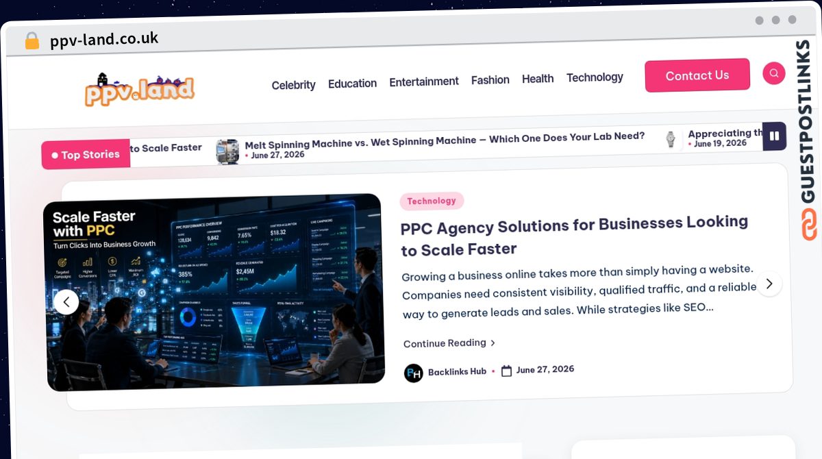 Publish Guest Post on ppv-land.co.uk