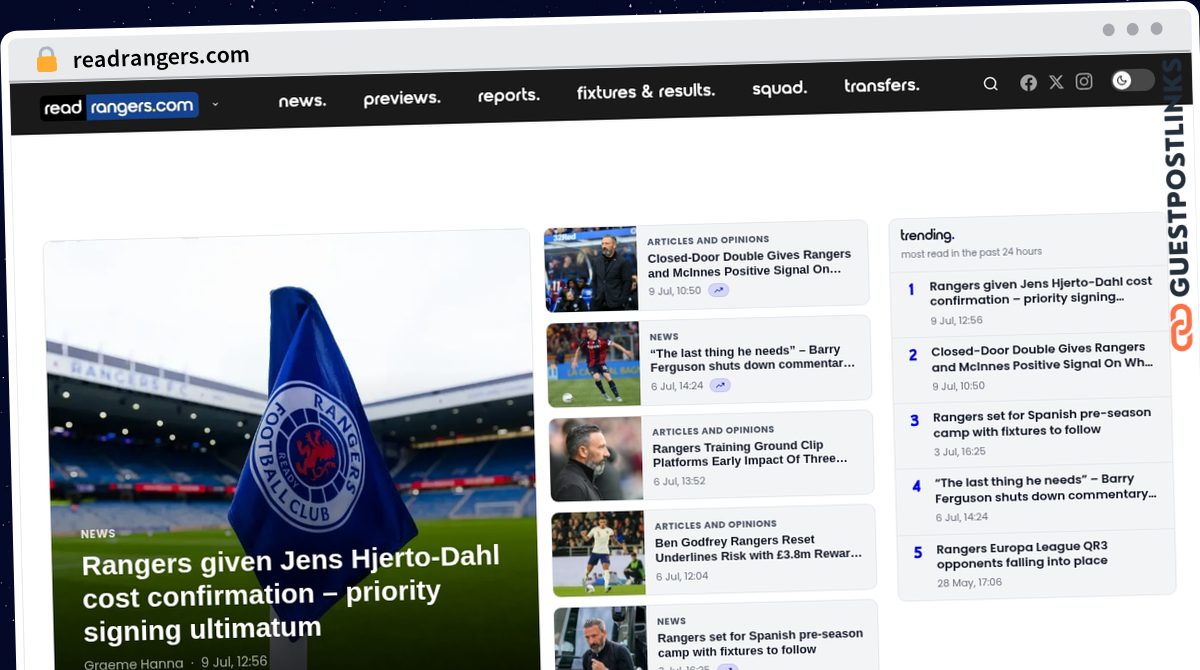Publish Guest Post on readrangers.com