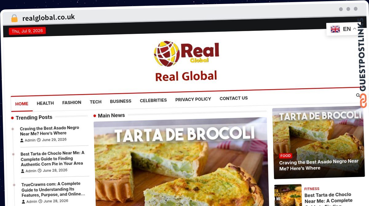 Publish Guest Post on realglobal.co.uk