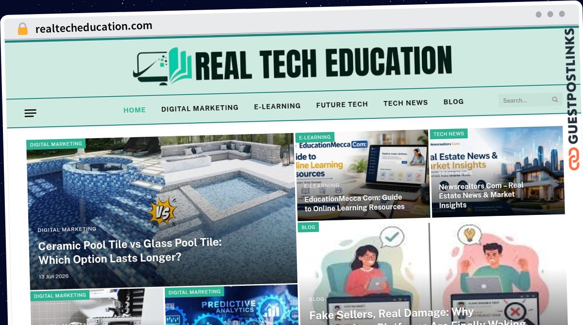 Publish Guest Post on realtecheducation.com