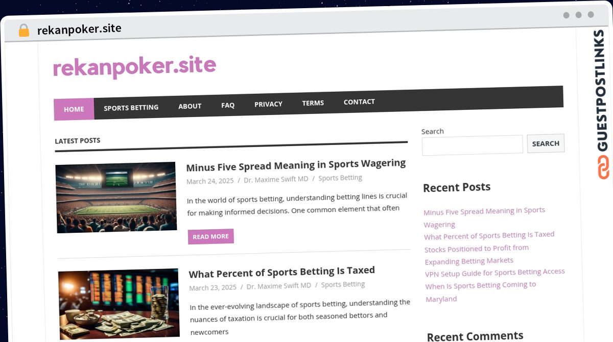 Publish Guest Post on rekanpoker.site