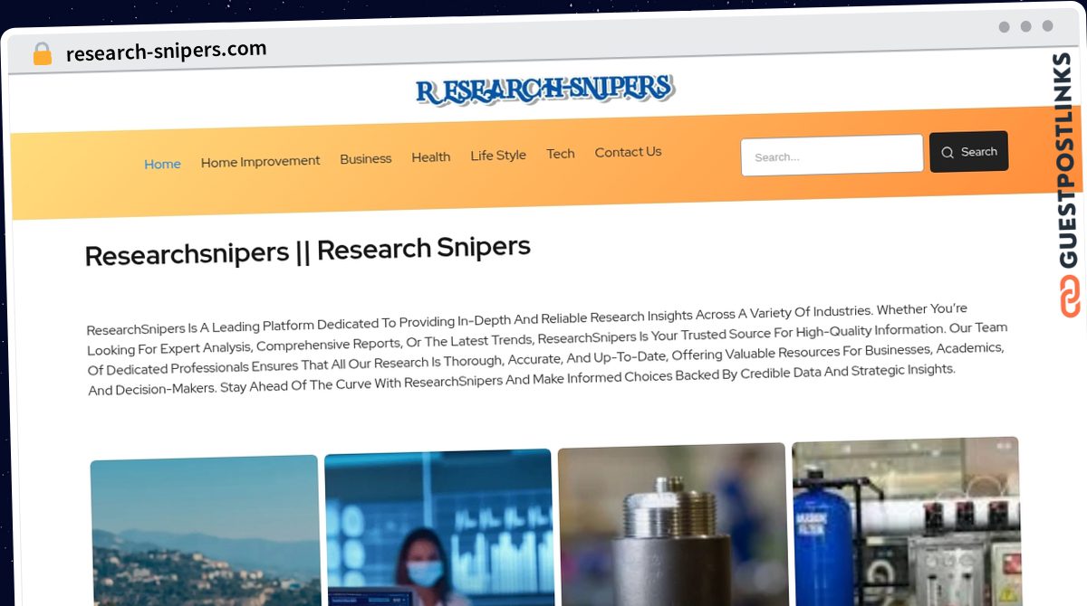 Publish Guest Post on research-snipers.com