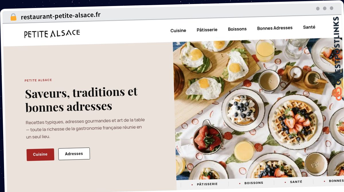 Publish Guest Post on restaurant-petite-alsace.fr