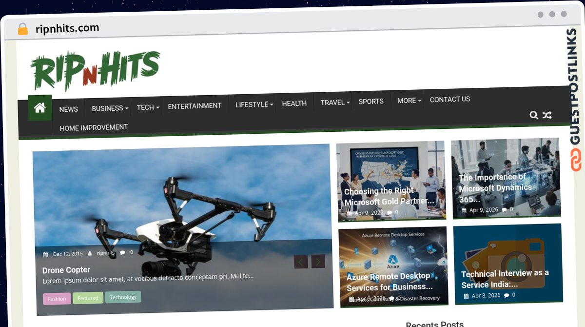 Publish Guest Post on ripnhits.com